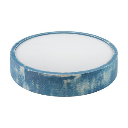 Brilagi - Lámpara de techo PINO 2xE27/15W/230V pino/azul Ø 37,5 cm