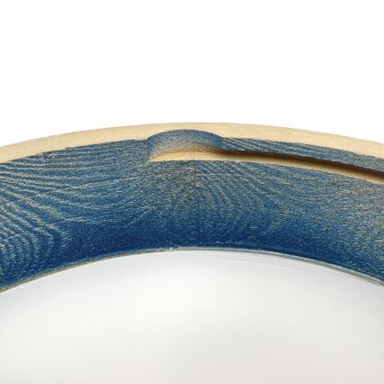 Brilagi - Lámpara de techo PINO 2xE27/15W/230V pino/azul Ø 37,5 cm