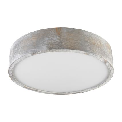 Brilagi - Lámpara de techo PINO 2xE27/15W/230V pino/plateado Ø 37,5 cm