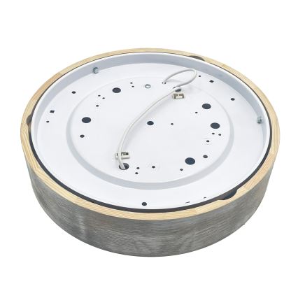 Brilagi - Lámpara de techo PINO 2xE27/15W/230V pino/plateado Ø 37,5 cm