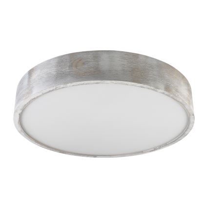 Brilagi - Lámpara de techo PINO 3xE27/15W/230V pino/plateado, diámetro 47,5 cm