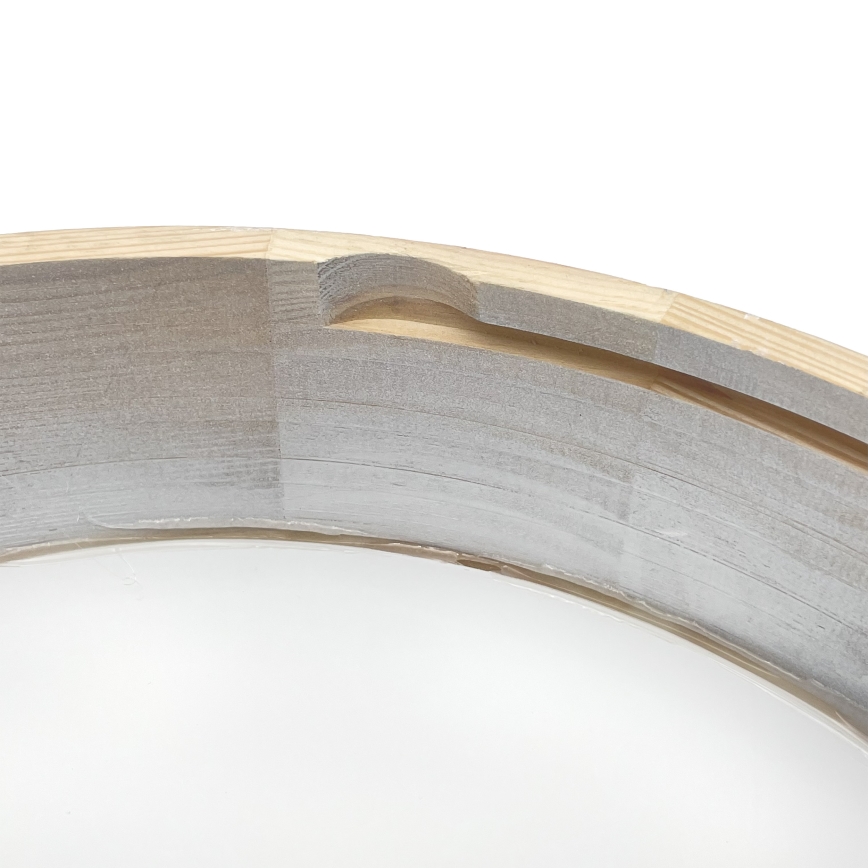 Brilagi - Lámpara de techo PINO 3xE27/15W/230V pino/plateado, diámetro 47,5 cm