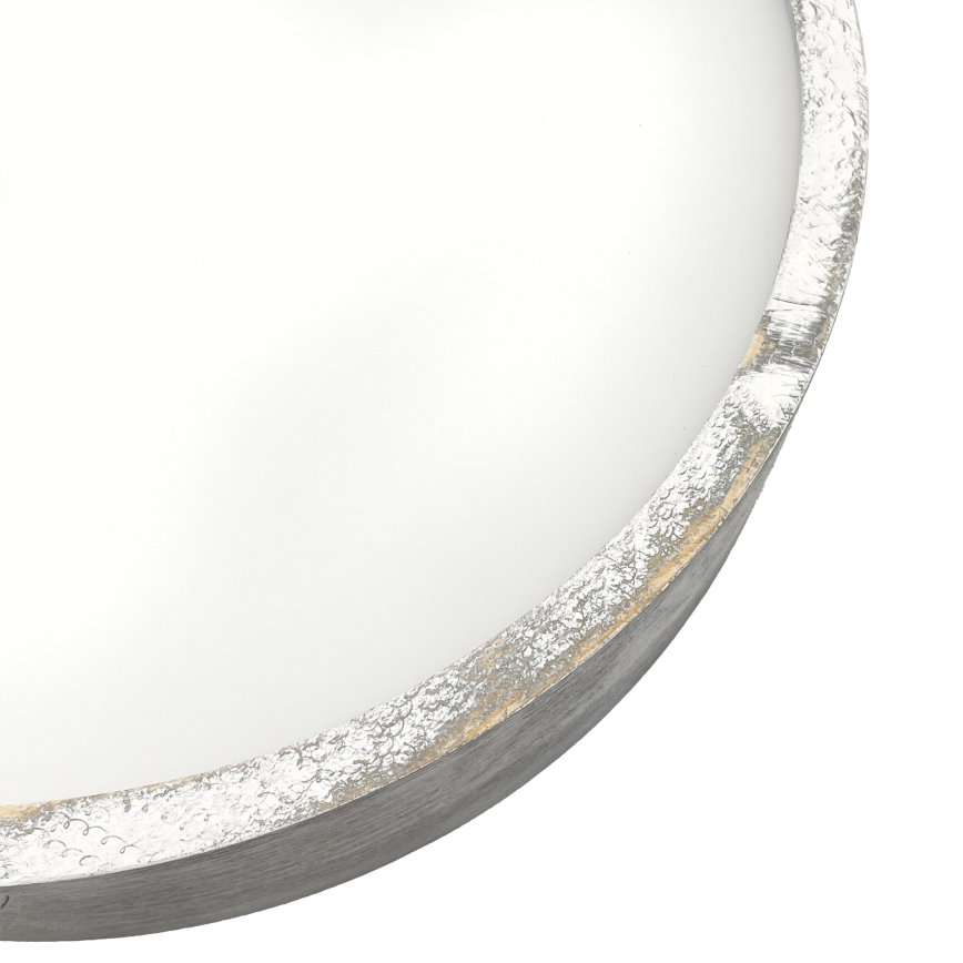 Brilagi - Lámpara de techo PINO 3xE27/15W/230V pino/plateado, diámetro 47,5 cm