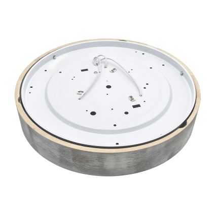 Brilagi - Lámpara de techo PINO 3xE27/15W/230V pino/plateado, diámetro 47,5 cm