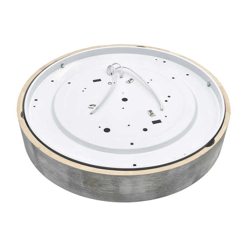 Brilagi - Lámpara de techo PINO 3xE27/15W/230V pino/plateado, diámetro 47,5 cm