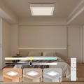 Brilagi - Lámpara de techo regulable para baño FRAME SMART LED/24W/230V 30x30 cm 3000-6000K IP44 blanca + control remoto