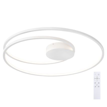 Brilagi - Lámpara de techo LED regulable TWISTER LED/105W/230V 3000-6000K diámetro 100 cm blanca + mando a distancia