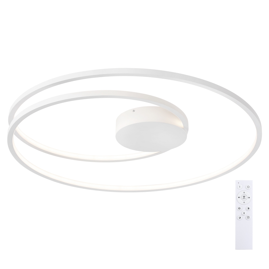 Brilagi - Lámpara de techo LED regulable TWISTER LED/105W/230V 3000-6000K diámetro 100 cm blanca + mando a distancia