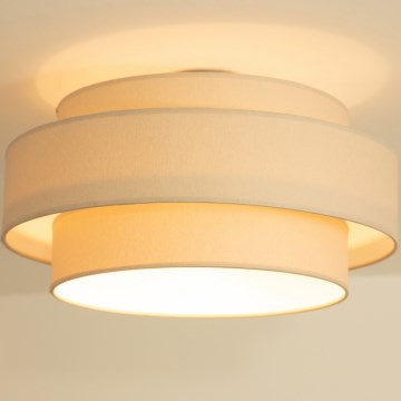 Brilagi - Lámpara de techo RESNA 1x E27/60W/230V, Ø 40 cm, beige