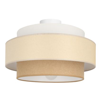 Brilagi - Lámpara de techo RESNA 1xE27/60W/230V Ø 40 cm crema/beige