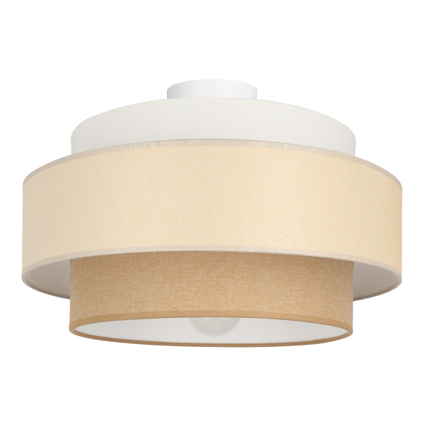Brilagi - Lámpara de techo RESNA 1xE27/60W/230V Ø 40 cm crema/beige