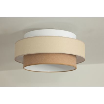 Brilagi - Lámpara de techo RESNA 1xE27/60W/230V Ø 40 cm crema/beige