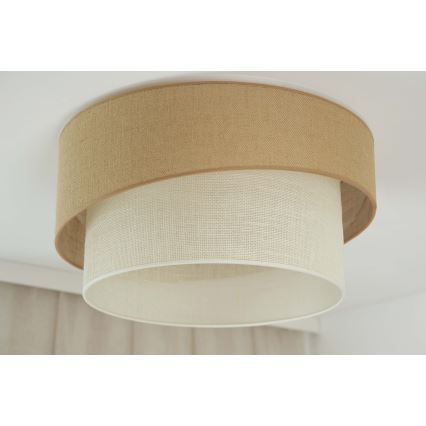 Brilagi - Lámpara de techo SHINE 1xE27/15W/230V Ø 50 cm beige/crema