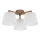 Brilagi - Lámpara de techo sobrepuesta LATTE SABIA 3xE27/60W/230V pino/blanco