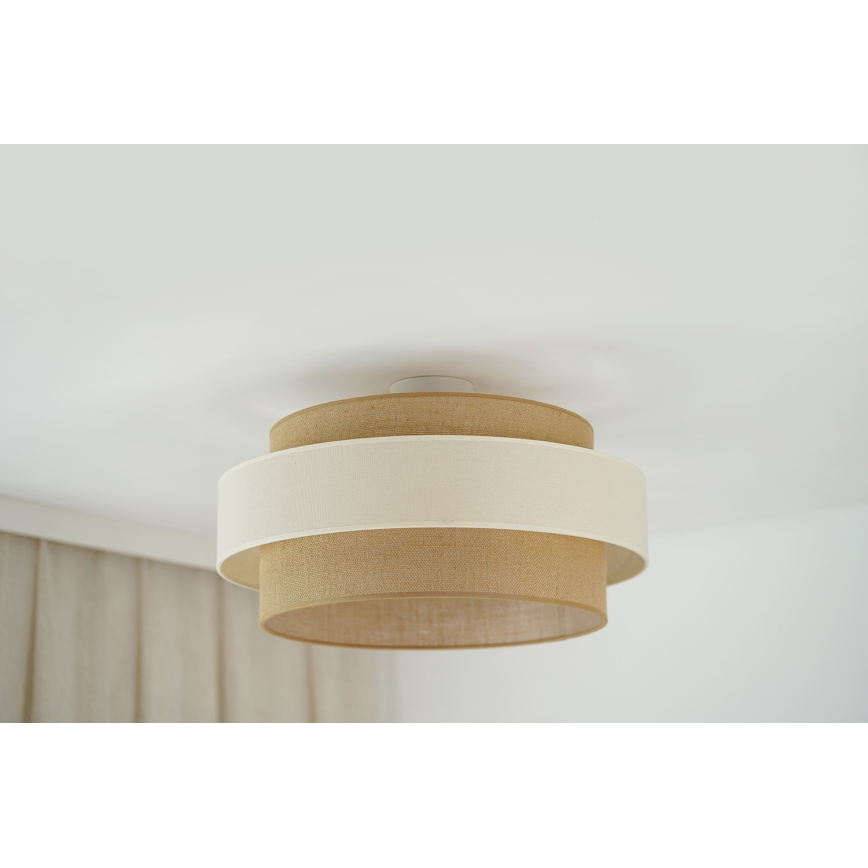 Brilagi - Lámpara de techo SPACE LIGHT 1xE27/15W/230V diá. 50 cm beige/color crema