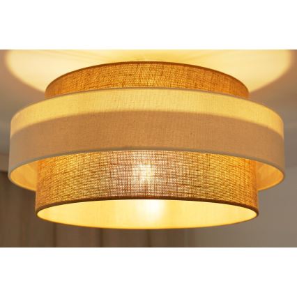 Brilagi - Lámpara de techo SPACE LIGHT 1xE27/15W/230V diá. 50 cm beige/color crema