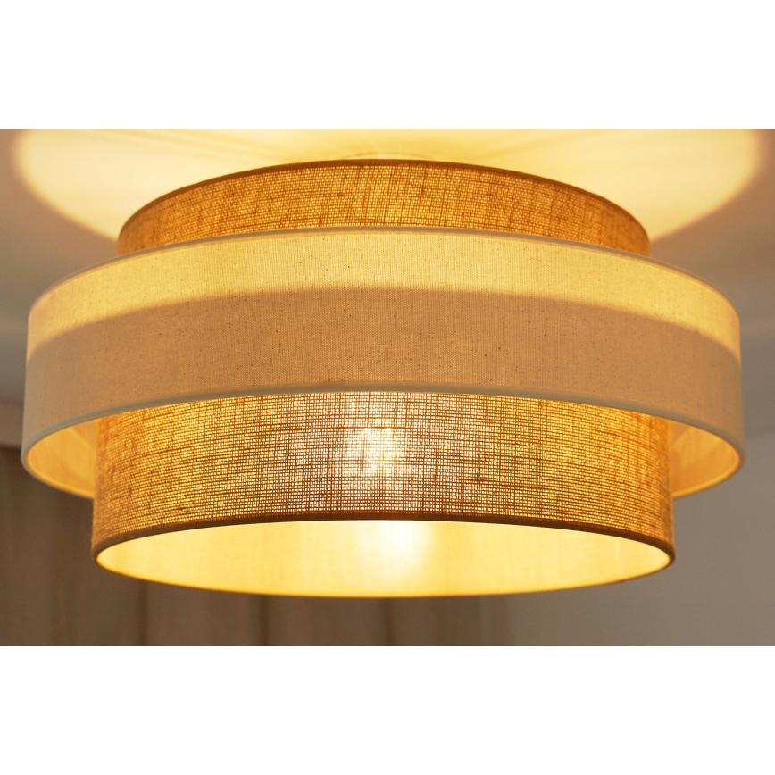 Brilagi - Lámpara de techo SPACE LIGHT 1xE27/15W/230V diá. 50 cm beige/color crema