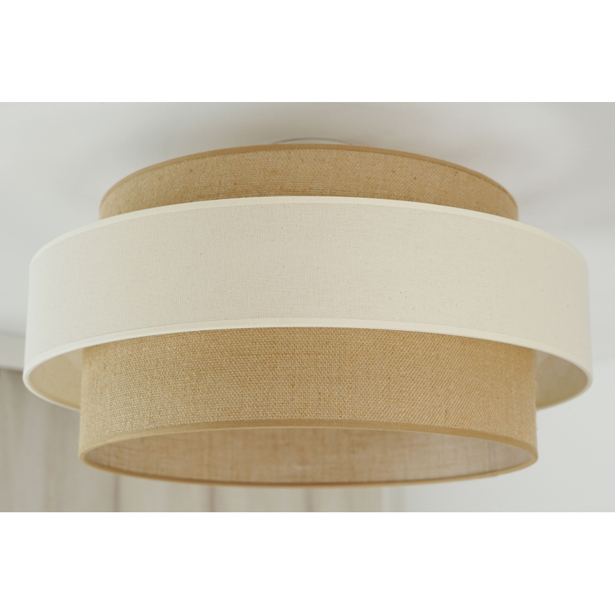 Brilagi - Lámpara de techo SPACE LIGHT 1xE27/15W/230V diá. 50 cm beige/color crema