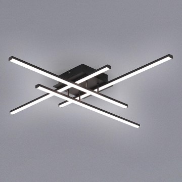 Brilagi - Lámpara de techo STRIPES LED/37W/230V 68x68 cm negra