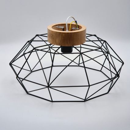 Brilagi - Lámpara de techo WOODY BASKET 1xE27/60W/230V diámetro 40 cm roble