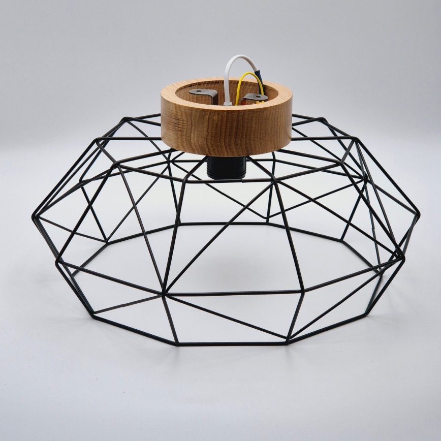 Brilagi - Lámpara de techo WOODY BASKET 1xE27/60W/230V diámetro 40 cm roble