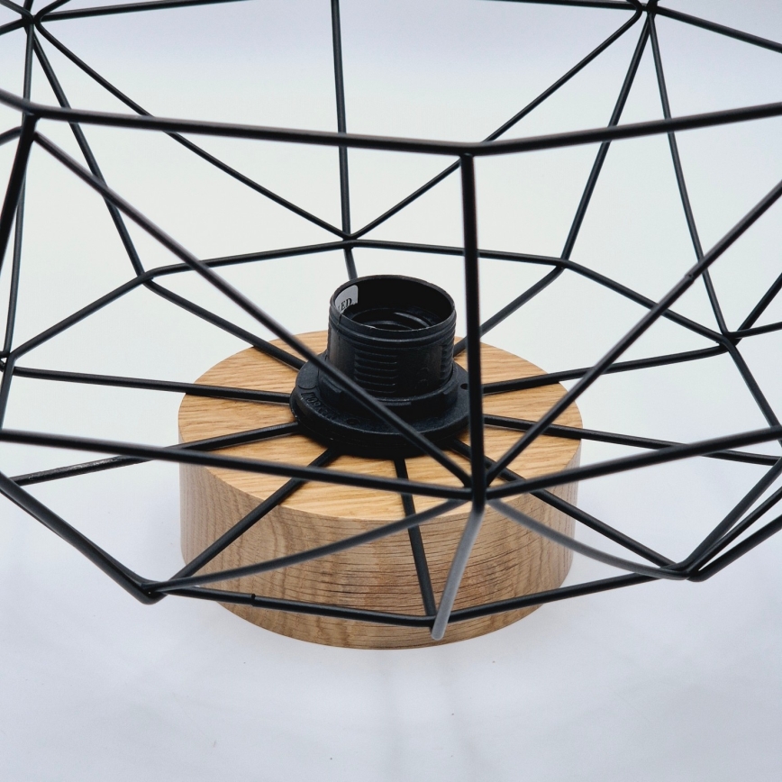 Brilagi - Lámpara de techo WOODY BASKET 1xE27/60W/230V diámetro 40 cm roble