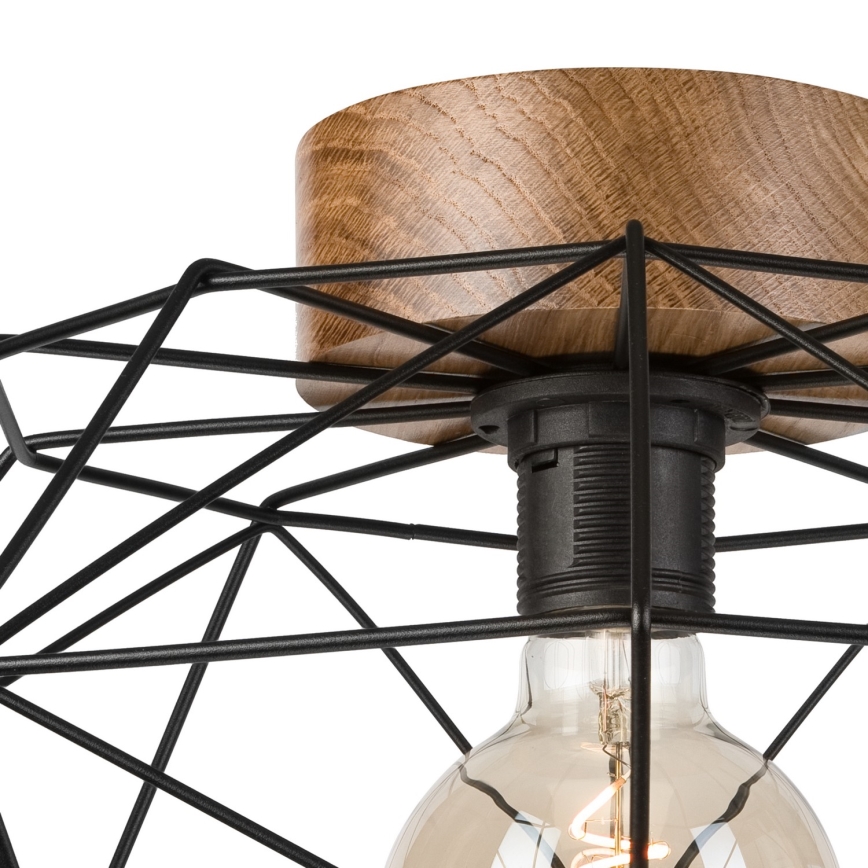 Brilagi - Lámpara de techo WOODY BASKET 1xE27/60W/230V diámetro 40 cm roble