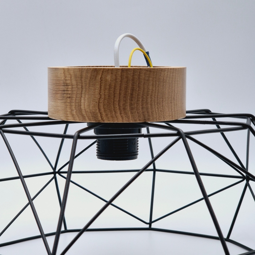 Brilagi - Lámpara de techo WOODY BASKET 1xE27/60W/230V roble nogal