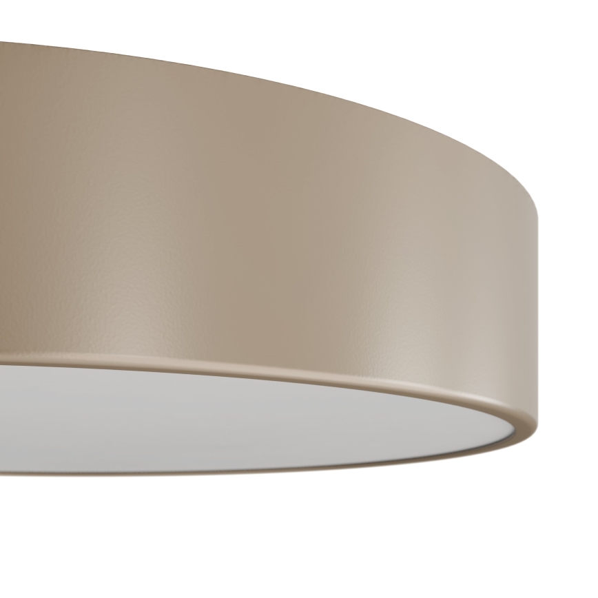 Brilagi - Plafón de exterior con sensor CLARE 3xE27/72W/230V diá. 40 cm IP54 beige