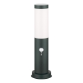 Brilagi - Lámpara exterior con sensor de movimiento 1xE27/15W/230V, 40 cm, IP44, antracita