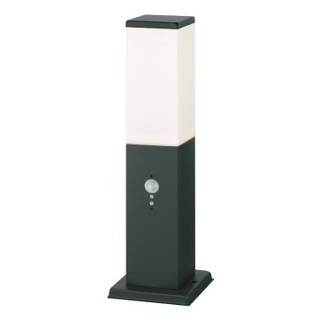 Brilagi - Lámpara exterior con sensor NOVA 1xE27/15W/230V 40 cm IP44 antracita