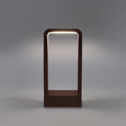 Brilagi - Lámpara exterior LED BARI LED/7W/230V 3000/4000/6000K marrón IP54 30 cm