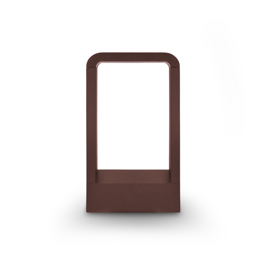 Brilagi - Lámpara exterior LED BARI LED/7W/230V 3000/4000/6000K marrón IP54 30 cm