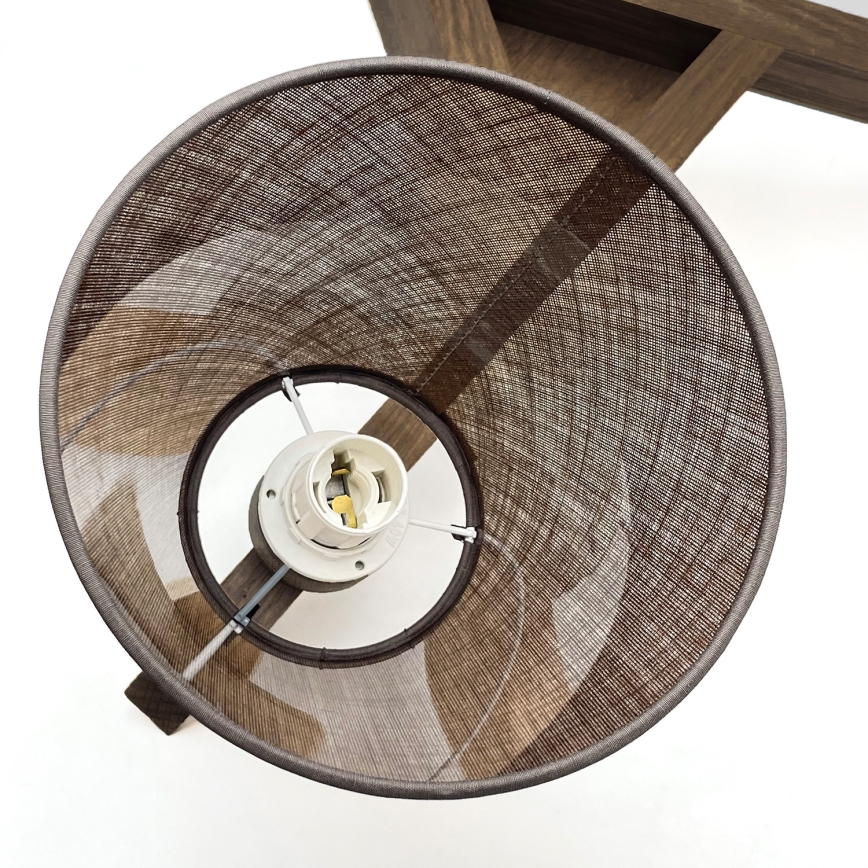 Brilagi - LED Lámpara de techo empotrada ANTHONY 3xE14/40W/230V roble nogal