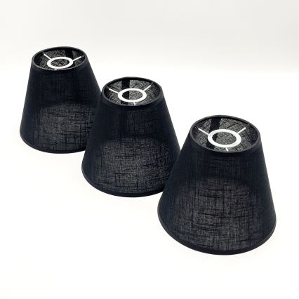 Brilagi - Lámpara de techo LED ANTHONY empotrada 3xE14/40W/230V roble nogal/negro