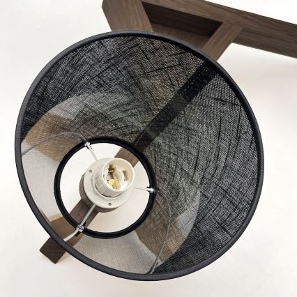 Brilagi - Lámpara de techo LED ANTHONY empotrada 3xE14/40W/230V roble nogal/negro