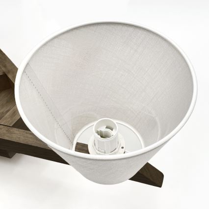 Brilagi - Lámpara de techo LED ANTHONY de superficie 5xE14/40W/230V roble nogal