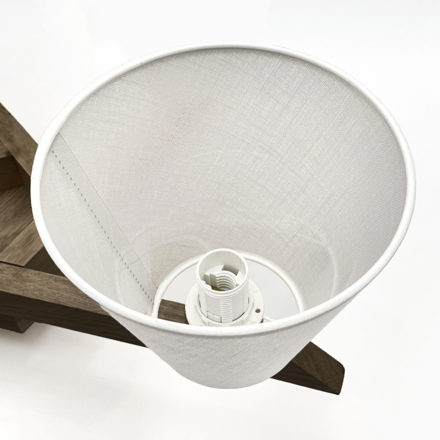 Brilagi - Lámpara de techo LED ANTHONY de superficie 5xE14/40W/230V roble nogal