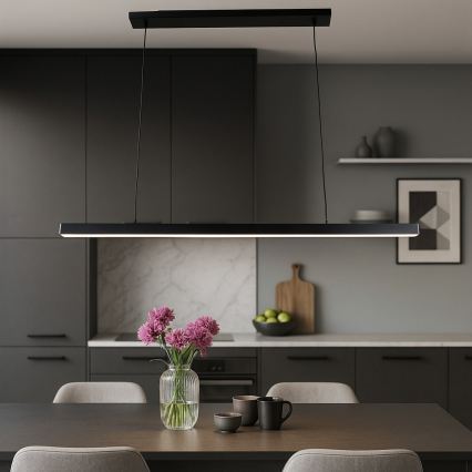 Brilagi - Lámpara LED colgante con cable AXIS LED/30W/230V 120 cm negra