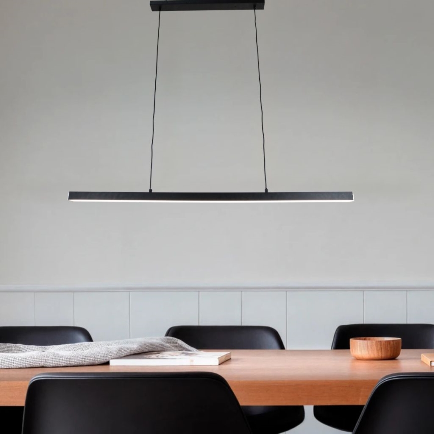 Brilagi - Lámpara LED colgante con cable AXIS LED/30W/230V 120 cm negra