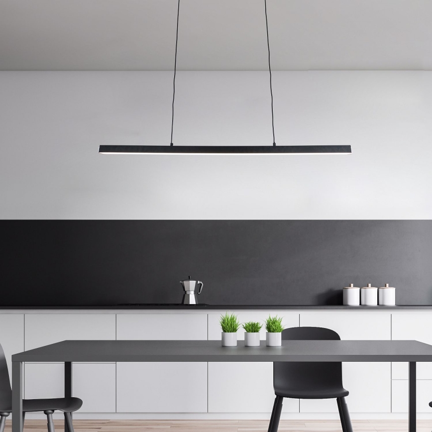 Brilagi - Lámpara LED colgante con cable AXIS LED/30W/230V 120 cm negra