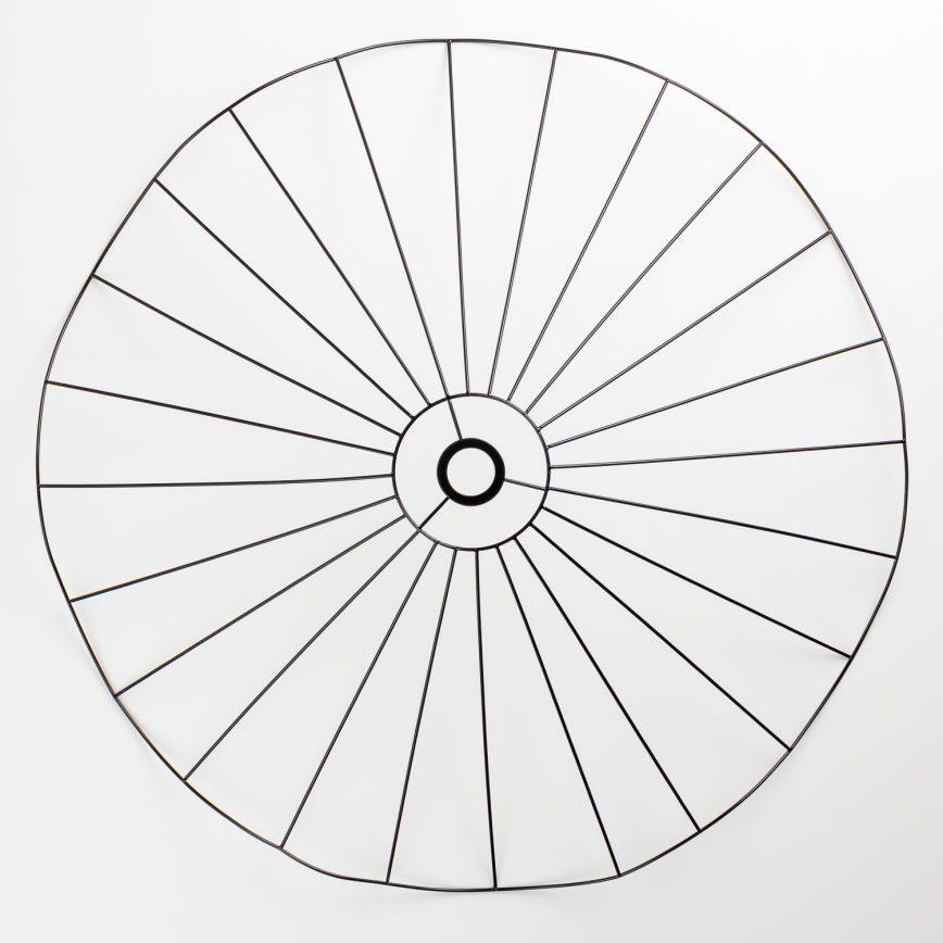 Brilagi - Lámpara LED colgante con cable CERIA WIRE 1xE27/40W/230V, diámetro 80 cm, negra