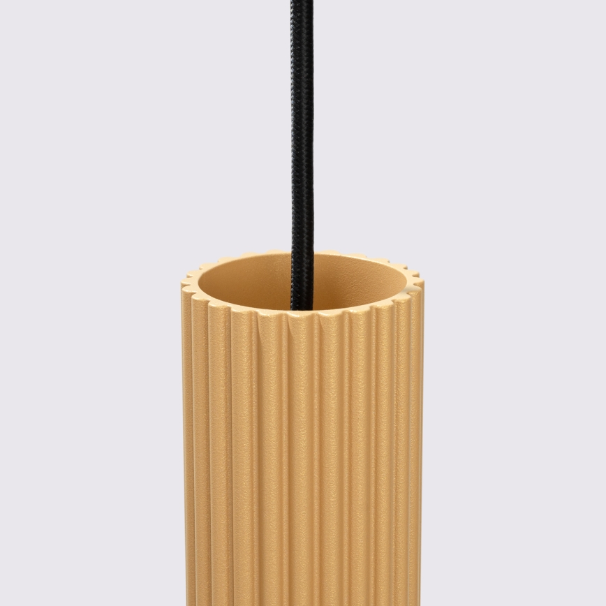 Brilagi - Lámpara LED colgante con cable CRESTO 1xGU10/10W/230V, acabado dorado