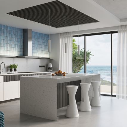 Brilagi - Lámpara LED colgante con cable CRESTO 1xGU10/10W/230V blanca