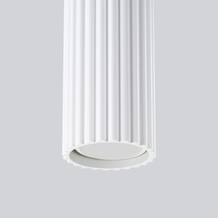 Brilagi - Lámpara LED colgante con cable CRESTO 1xGU10/10W/230V blanca