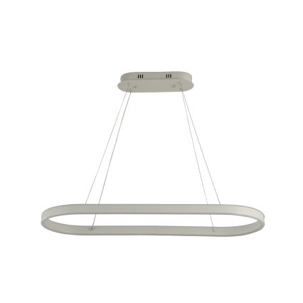 Brilagi - Lámpara LED colgante con cable PONDIE LED/45W/230V 80x30 cm blanca