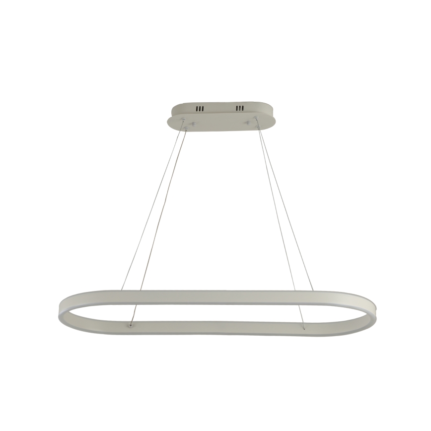 Brilagi - Lámpara LED colgante con cable PONDIE LED/45W/230V 80x30 cm blanca