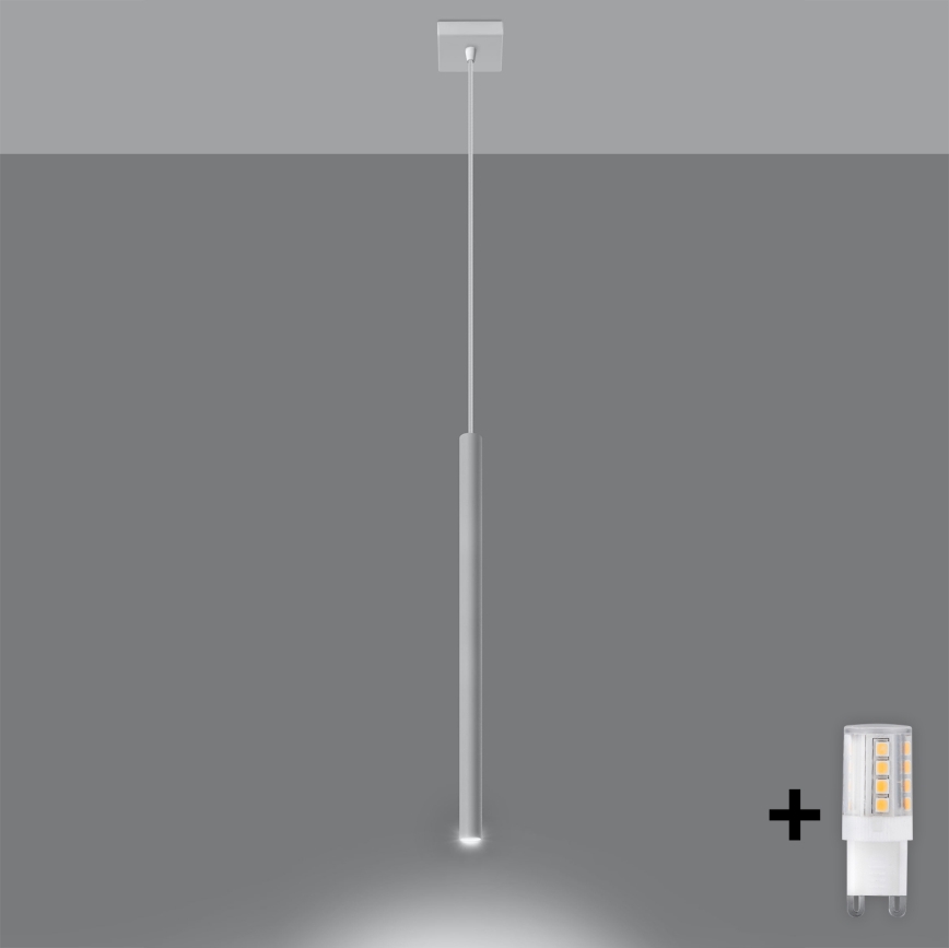 Brilagi -  Lámpara LED colgante DRIFA 1xG9/4W/230V blanco