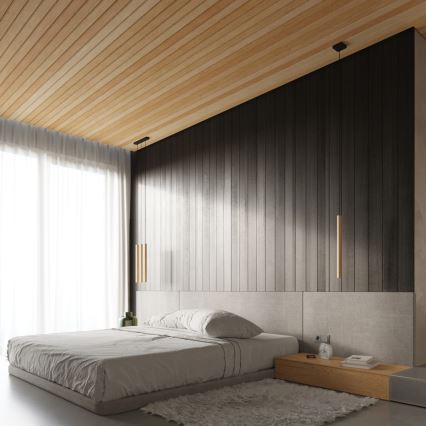 Brilagi - Lámpara LED colgante DRIFA 1xG9/4W/230V madera