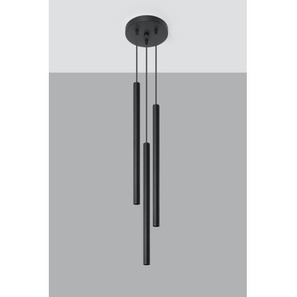 Brilagi -  Lámpara LED colgante DRIFA 3xG9/4W/230V negro
